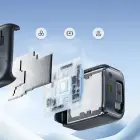 Baseus EnerCore CJ11 45W Wall Charger with USB-C Port and Retractable USB-C Cable - Black Foto 10