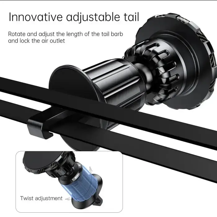 Magnetic car phone holder Forcell F-Grip MagFlex windshield / dashboard / air vent black Photo