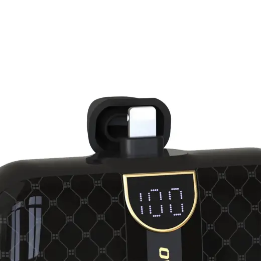 Dudao K20SL 5000mAh мини внешний аккумулятор (powerbank) с Lightning | USB-C коннекторами - черный Фото num