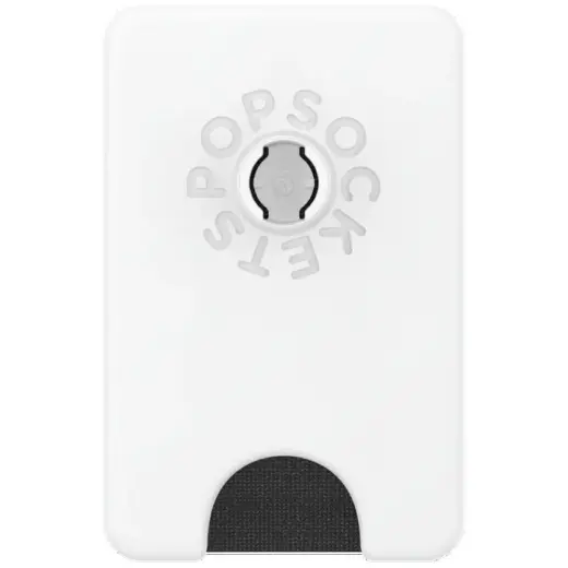 Uchwyt i podstawka do telefonu            z portfelem Popsockets PopWallet+ PopGrip PW+ MS G2 MagSafe biało-przezroczysty 806926 Foto 3