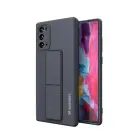 Wozinsky Kickstand Case silicone case with stand Samsung Galaxy Note 20 case navy blue — Фото 1