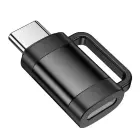 HOCO UA31E адаптер USB-C на Lightning | чёрный — Фото 3