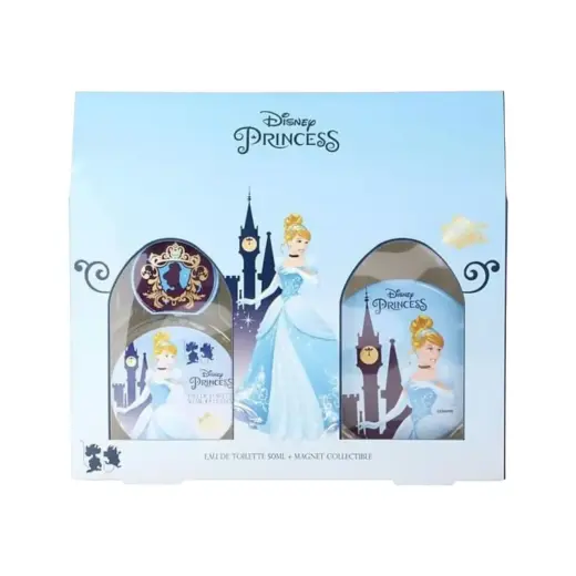 Set Disney: Cinderella, Eau De Toilette, For Girls, 50 ml + Cinderella, Collectible Magnet, For Girls