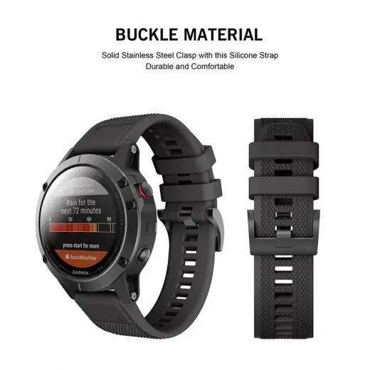 Чехол Tech-Protect Smooth для Garmin Fenix 3 | 5X | 3HR | 5X Plus | 6X | 6X Pro | 7X - черный Фото num