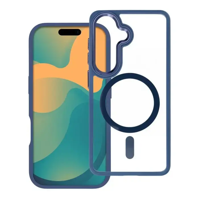 ROAR case MAG BUMPER compatible with MagSafe for SAMSUNG S26 FE / S25 FE navy blue