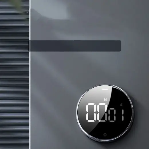 Baseus Heyo rotary timer electronic timer black timer (ACDJS-01) Foto 8