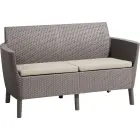 Garden sofa for two Salemo 2 Seater Sofa beige — Photo 1