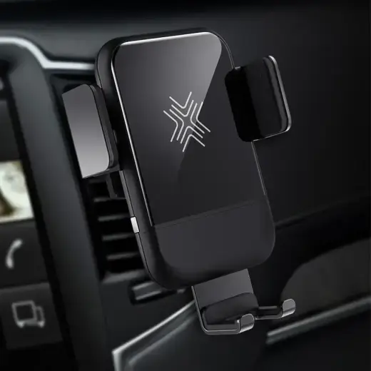 Rock Magnetic gravity car holder EDZ-03 induction to air vent black Photo