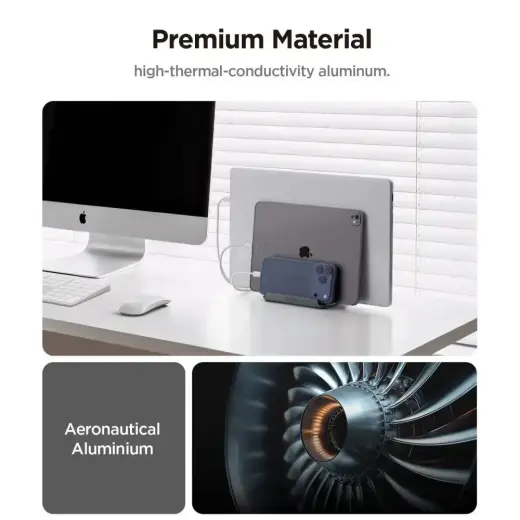 SPIGEN LD208S4 VERTICAL LAPTOP STAND SPACE GREY Foto 9