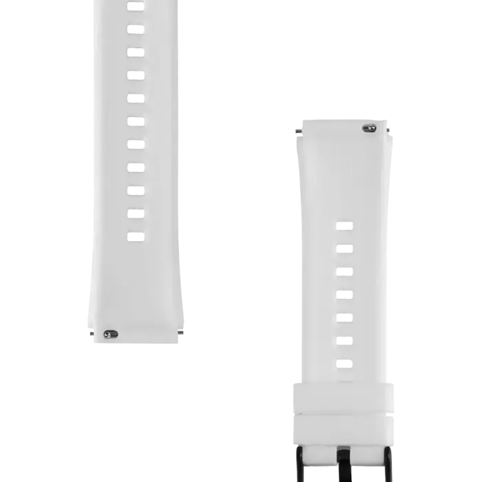Tactical universal smartwatch strap for (18 mm) | Silicone | white