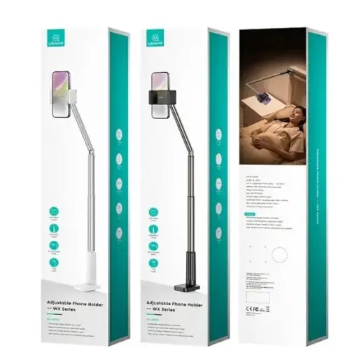 USAMS Uchwyt biurkowy teleskopowy natelefon WX Series czarny|black ZB255WXZJ01 (US-ZB255) Foto 6