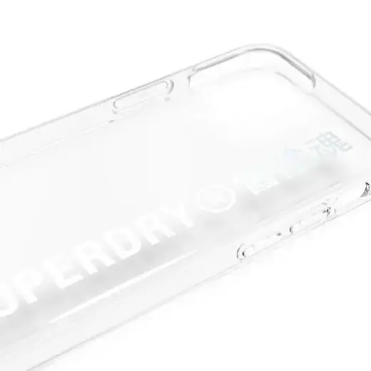 SuperDry Snap iPhone 12 mini Clear Case srebrny|silver 42590 Фото num