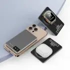 Blavec Power Bank 5000mAh BJ-03 Ultra Slim 7,8mm - Type C - 22,5W magnetic Magsafe 3 in 1 (PBBJ03-MC5G) grey (damaged packaging) Foto 5