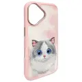 Nimmy Big Eyed Pet 2.0 Cat phone case for iPhone 16 pink Photo