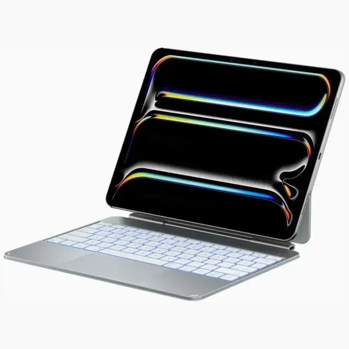 Case Typecase Edge Pro z keyboard for iPad Air 13" M2 2024 / M3 2025 / M4 2026 silver