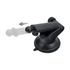 Car phone holder Forcell F-Grip Carbon Bracket mounting arm windshield / dashboard black Photo