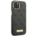 Guess PU 4G MagSafe Compatible Case for iPhone 14 Plus Black — Фото 4
