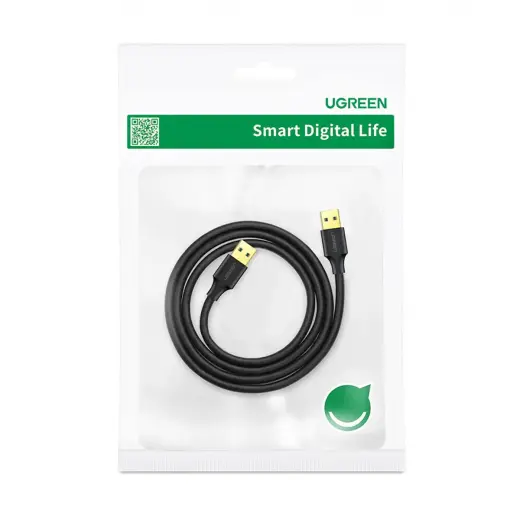 Ugreen cable USB-A - USB-A USB3.0 5Gb|s 0.5m black (US128) Foto 10