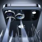 Rock Tempered glass Pure Series Camera Lens on camera for Iphone 17 (lens 2 pieces) black Foto 4