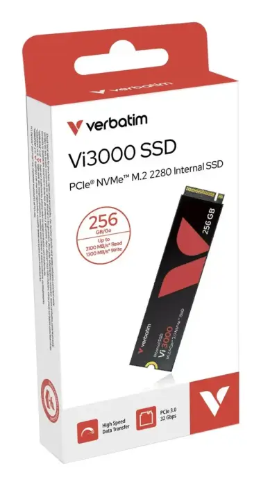 Verbatim M.2 SSD Vi3000 256GB / 49373 Black