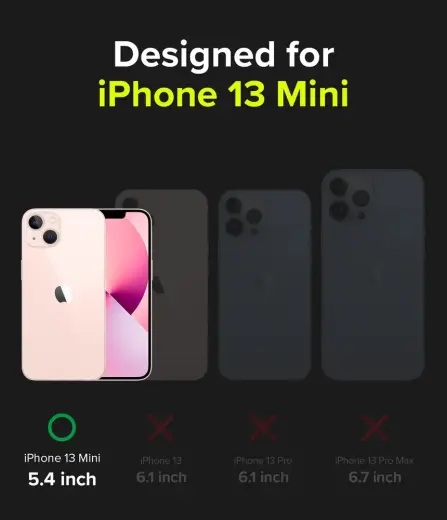 Ringke Fusion X Design durable PC Case with TPU Bumper for iPhone 13 mini black (Ticket band) (FXD540E43) Photo