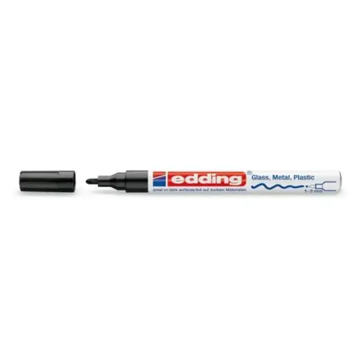Edding 751 Paint Marker Black Schwarz (4-751001) (4751001) Foto 2