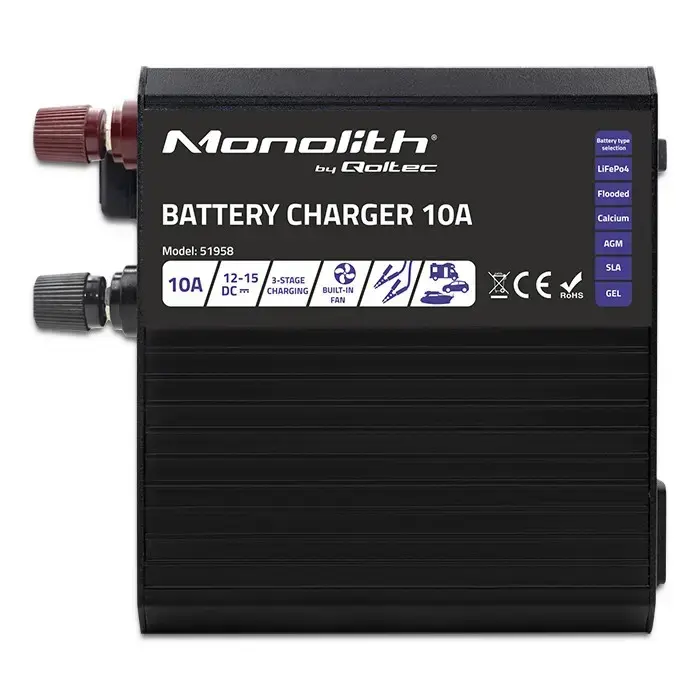 Charger for LiFePO4 AGM GEL SLA batteries, 10A Фото num