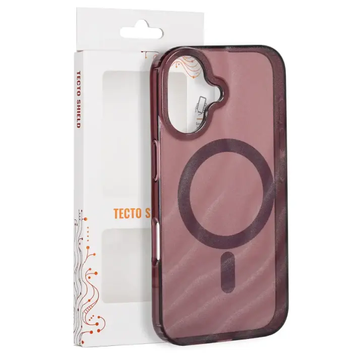 Tecto Shield Desert Mag case for iPhone 16 6,1" mahogany