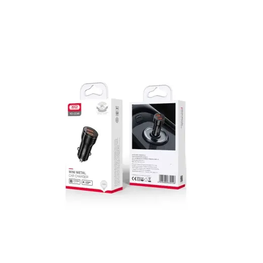 XO CC48 car charger | 12W | USB-A | black Photo