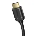 Кабель Baseus HDMI 2.0 4K 60 Гц 3D HDR 18 Гбит|с 1 м черный (CAKGQ-A01) Фото num