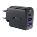 Acefast A57 зарядное устройство | 35W | PD, GaN | USB-A, USB-C | черное Фото num