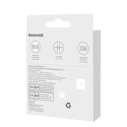 Магнитное кольцо Baseus Halo для телефонов, , MagSafe (черный) Фото num