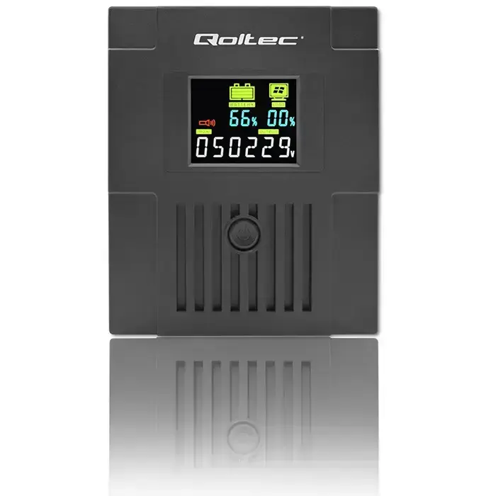 Qoltec Uninterruptible Power Supply UPS Line Interactive | Monolith | 1500VA | 900W | LCD | USB | RJ45 Foto 7