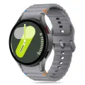 СИЛИКОНОВЫЕ СПОРТИВНЫЕ ЧАСЫ SAMSUNG GALAXY WATCH 4 | 5 | 5 PRO | 6 | 7 | FE CRAYON GREY Фото num