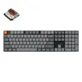 Keychron K5 Max QMK|VIA low profile wireless mechanical keyboard White backlight Brown Switch Photo