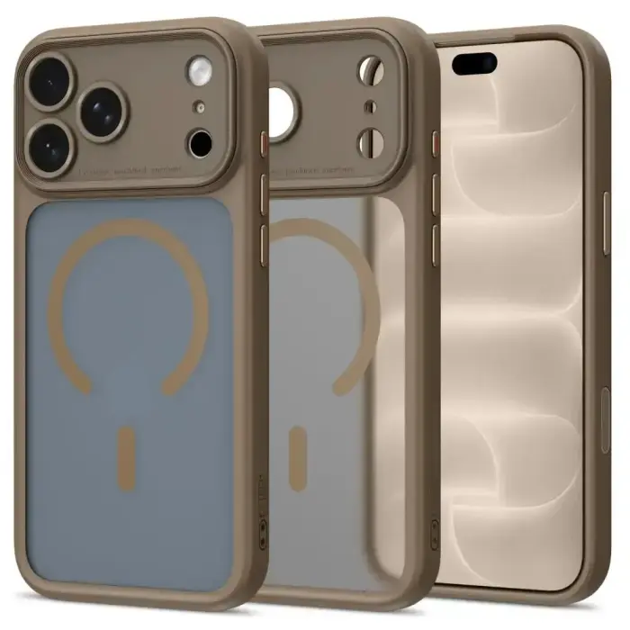 TECH-PROTECT MAGPEAK MAGSAFE CC IPHONE 17 PRO MAX / 18 PRO MAX MATTE DARK TAUPE