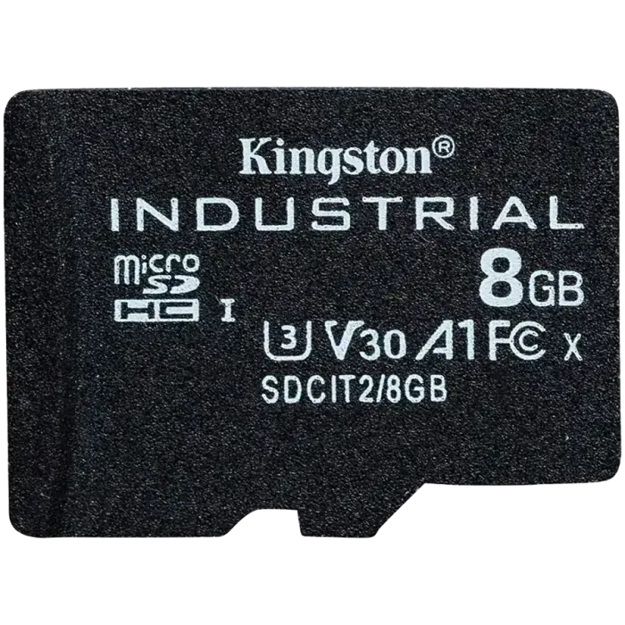 Kingston 8GB microSDHC Industrial C10 A1 pSLC Card Single Pack w/o Adapter