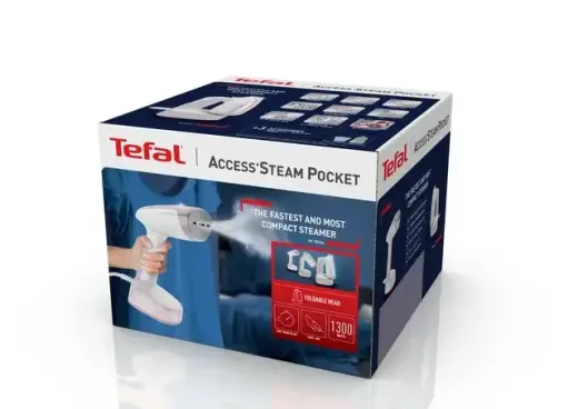 TEFAL Access Steam Pocket Altitude rokas tvaika gludināšanas ierīce, 1300W, rozā Photo