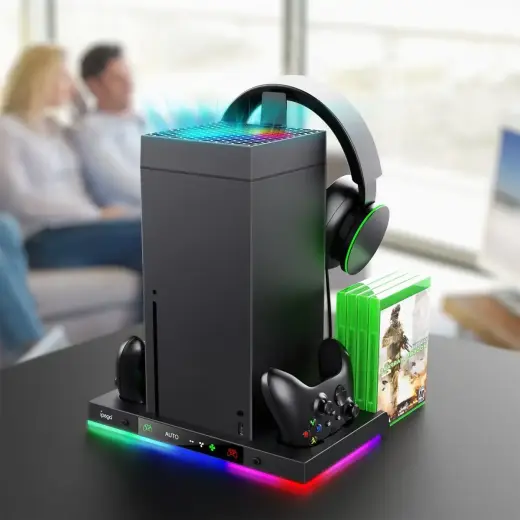 iPega XBX024S Multifunctional Charging RGB Stand with Cooling for Xbox (Damaged  Package) Foto 5