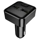 Borofone Transmitter FM BC63 Selecto MP3, Bluetooth - 2xUSB - black Foto 4