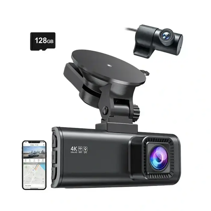 REDTIGER F7NP WiFi 4K + 1080p 128GB Dash Cam