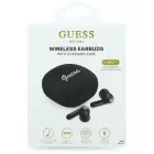 Guess Grained Square Script Matel ENC TWS Earbuds – Black — Foto 9