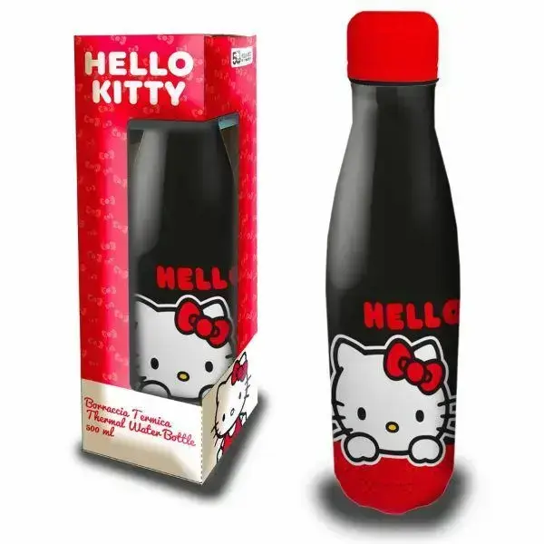 Coriex Hello Kitty water bottle 500ml black 10684 Foto 3