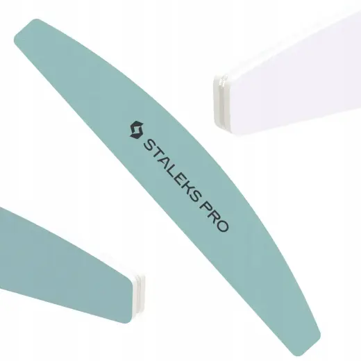 Staleks Polerka Pilnik Polerski Półksiężyc łódka Do Paznokci 400/3000 Foto 1