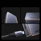 Ugreen D703 USB4 40Gb/s M.2 NVMe SSD Enclosure with Active Cooling - Gray Foto 6