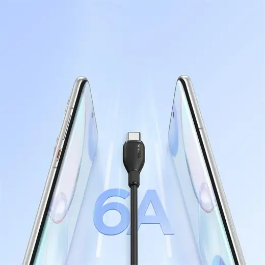 Baseus Pudding Series 100W USB-A - USB-C Cable 2m - Black Foto 12