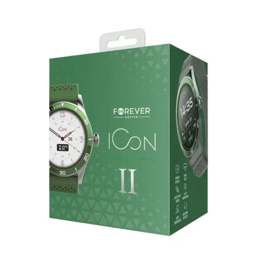 Forever Smartwatch  AMOLED ICON v2 AW-110 green Foto 10