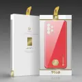 Dux Ducis Yolo elegant case made of soft TPU and PU leather for Samsung Galaxy A72 4G red Photo