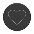 Popsockets 2 White Heart Black 800667 uchwyt i podstawka do telefonu - standard Foto 3