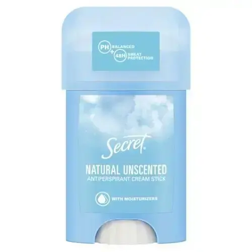 SECRET Natural Unscented kremveida antiperspirants sievietem 40ml